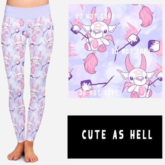 PASTEL ODDITY RUN-CUTE AS HELL LEGGINGS/JOGGERS