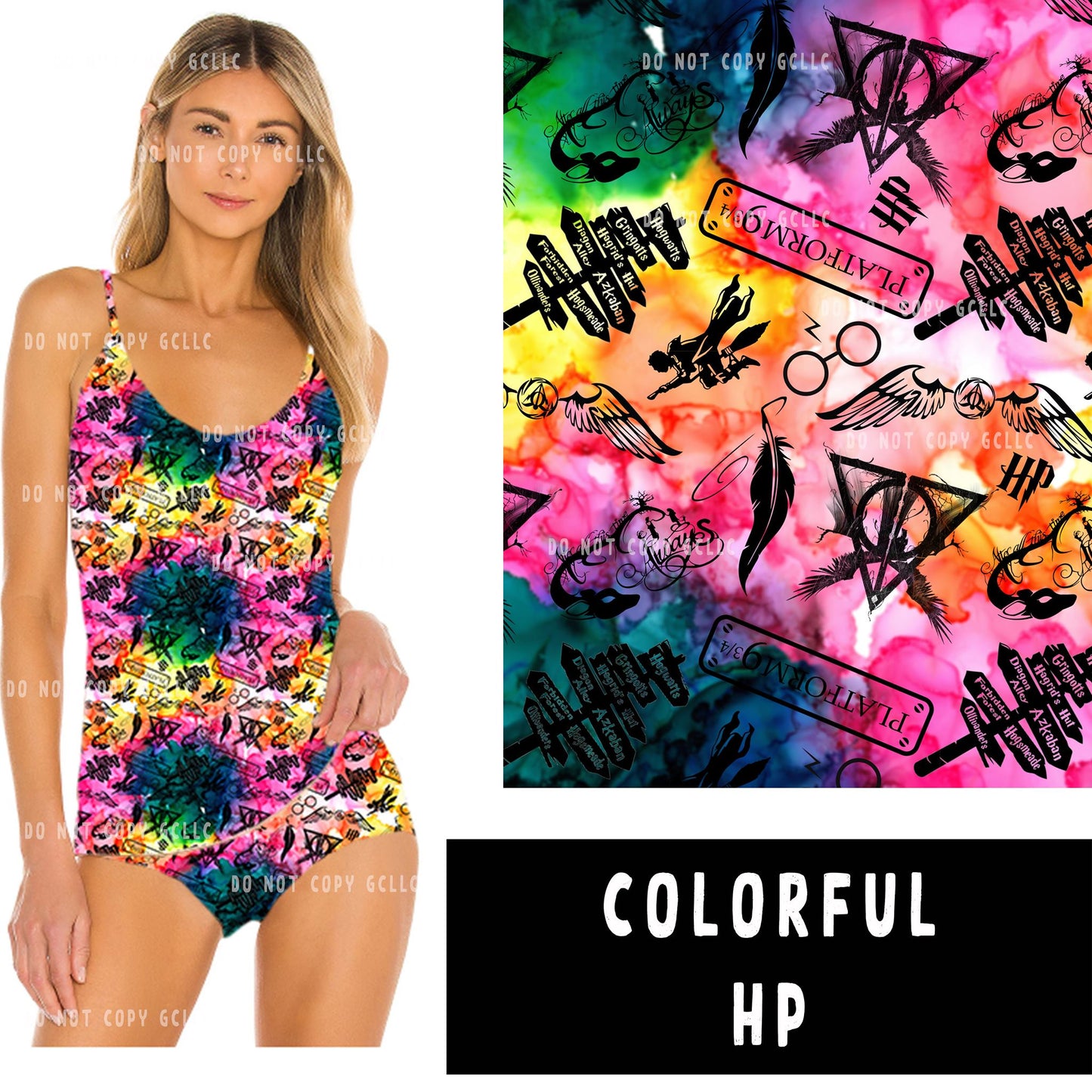 CAMI SETS/UNDERWEAR RUN-COLORFUL HP