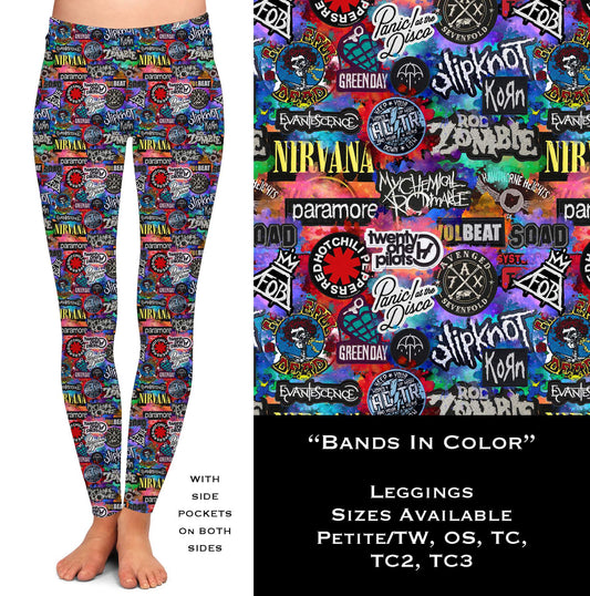Bands in Color - Leggings with Pockets