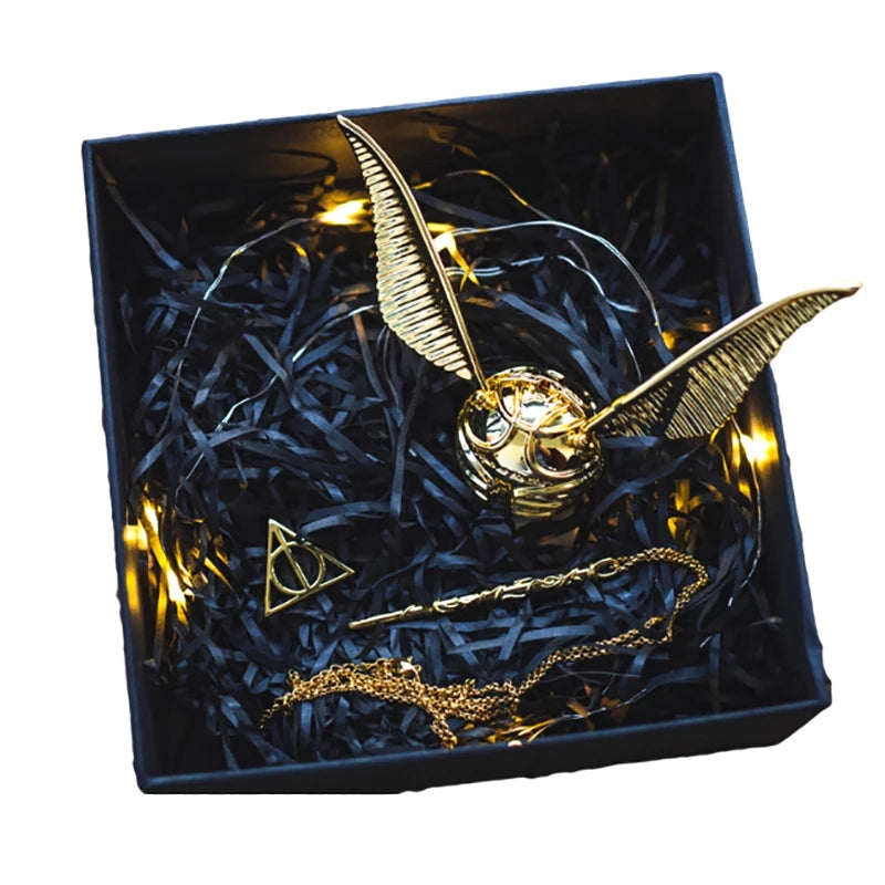 Golden Snitch wizard Ring Box Gift Set