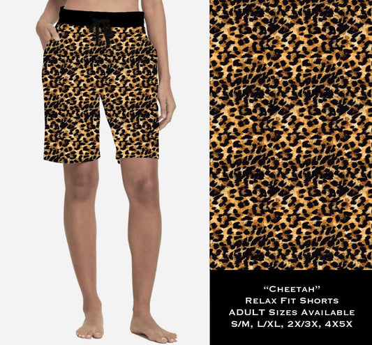 Cheetah Relaxed Fit Shorts