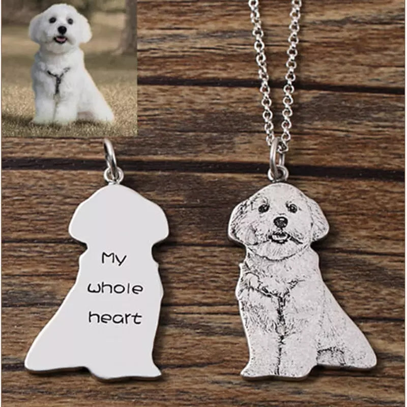 Engraved Pet Keychain or Necklace