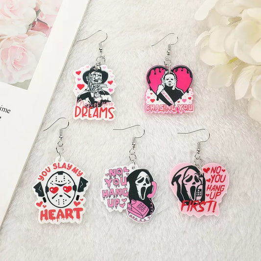 Horror Acrylic Earrings
