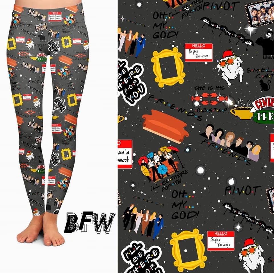 “Friends” Leggings, Lounge Pants and Joggers