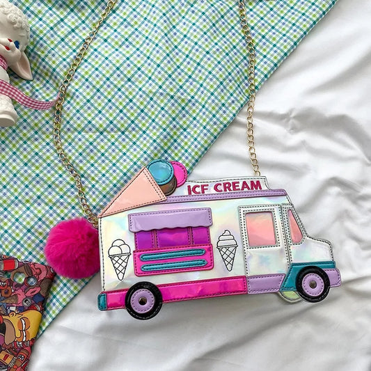 Ice cream truck or taxi handbag