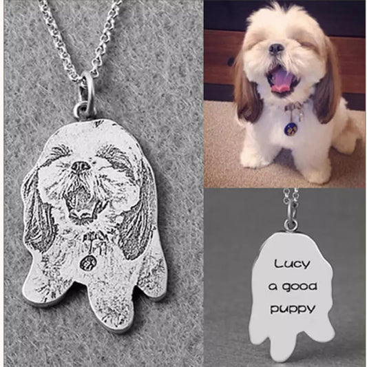 Engraved Pet Keychain or Necklace