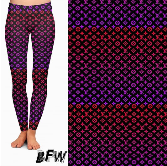 Pink/purple designer Leggings, Lounge Pants and Joggers