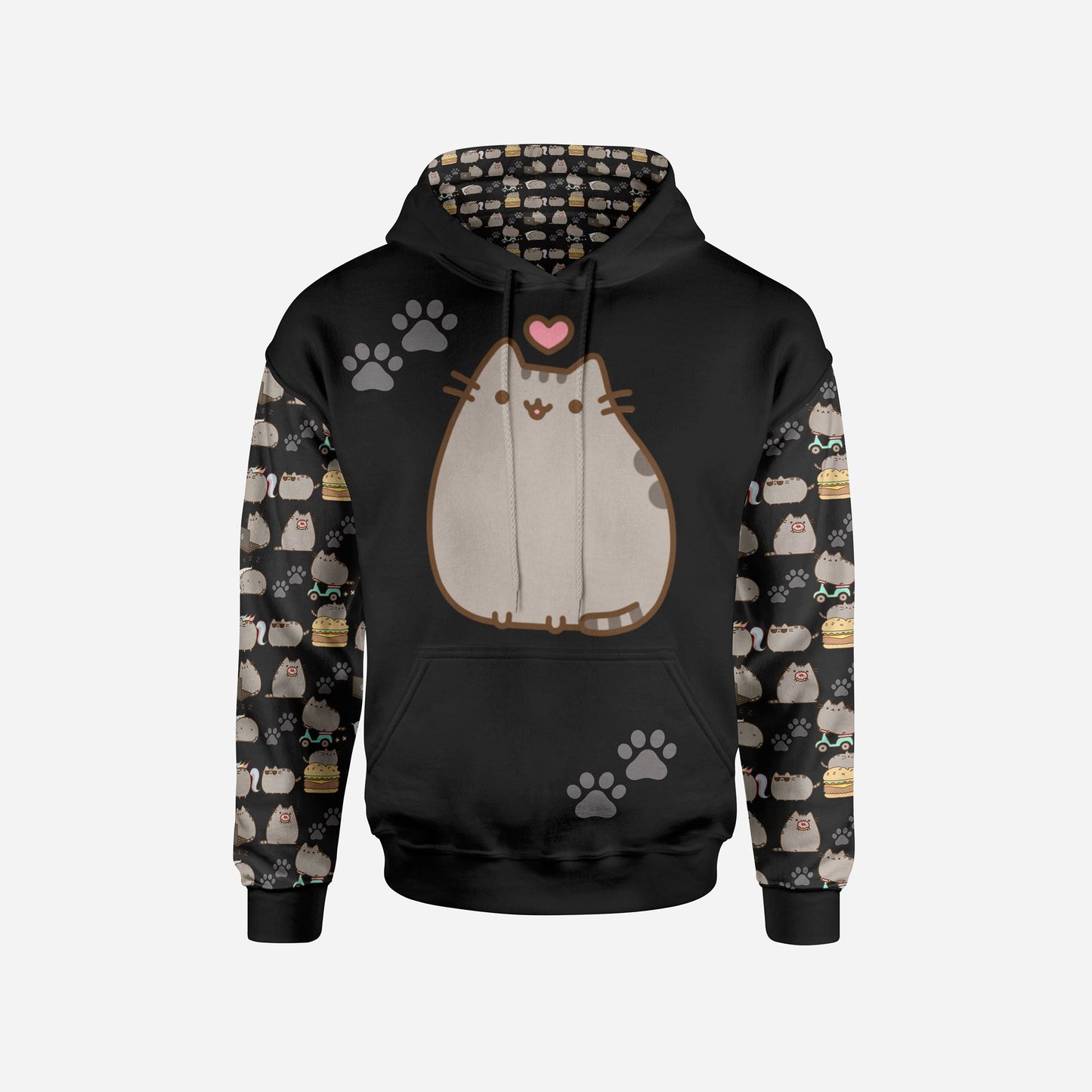 CHUBBY KITTY PULL OVER HOODIE