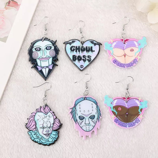 Horror Acrylic Earrings