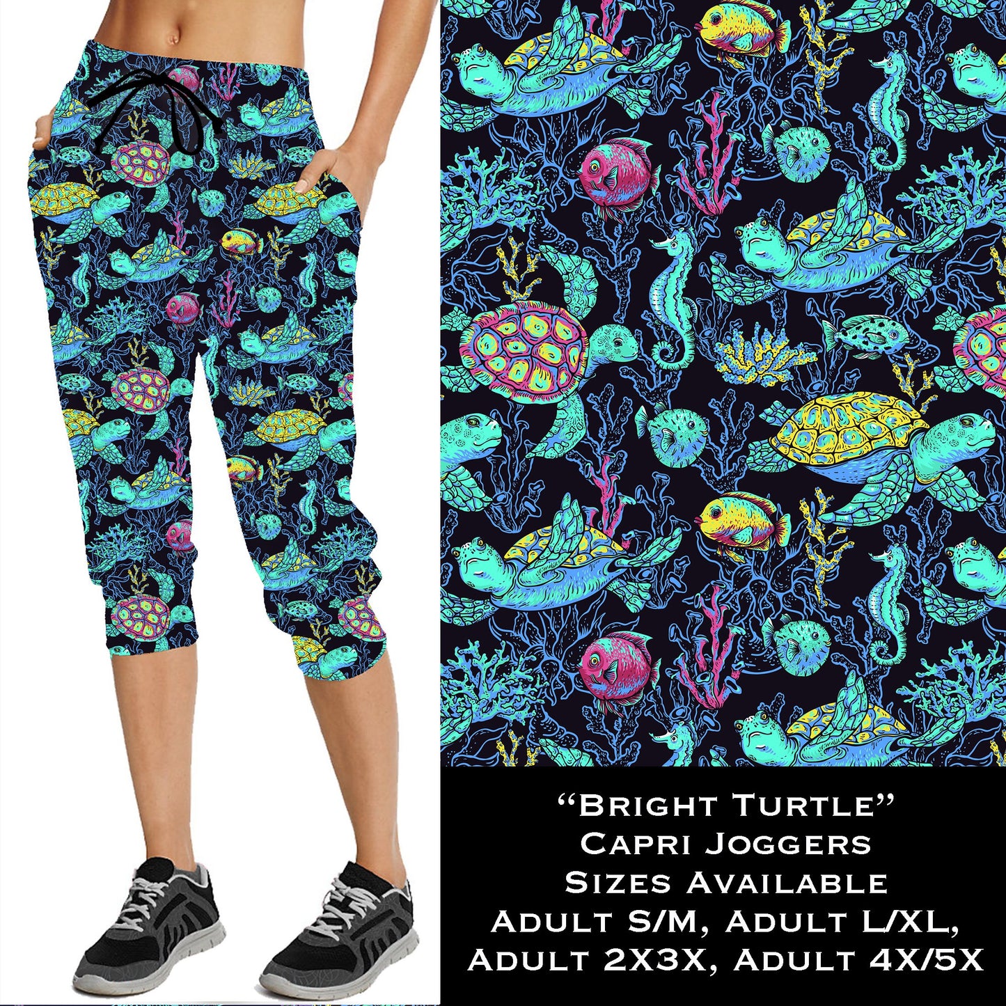 Bright Turtle - Capri Joggers