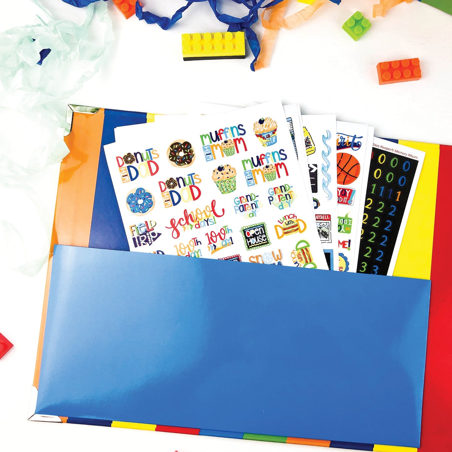 NEW! Mom Must-Have School Keepsake Kit | Class Keeper® + Photo Prop Deck + School Stickers