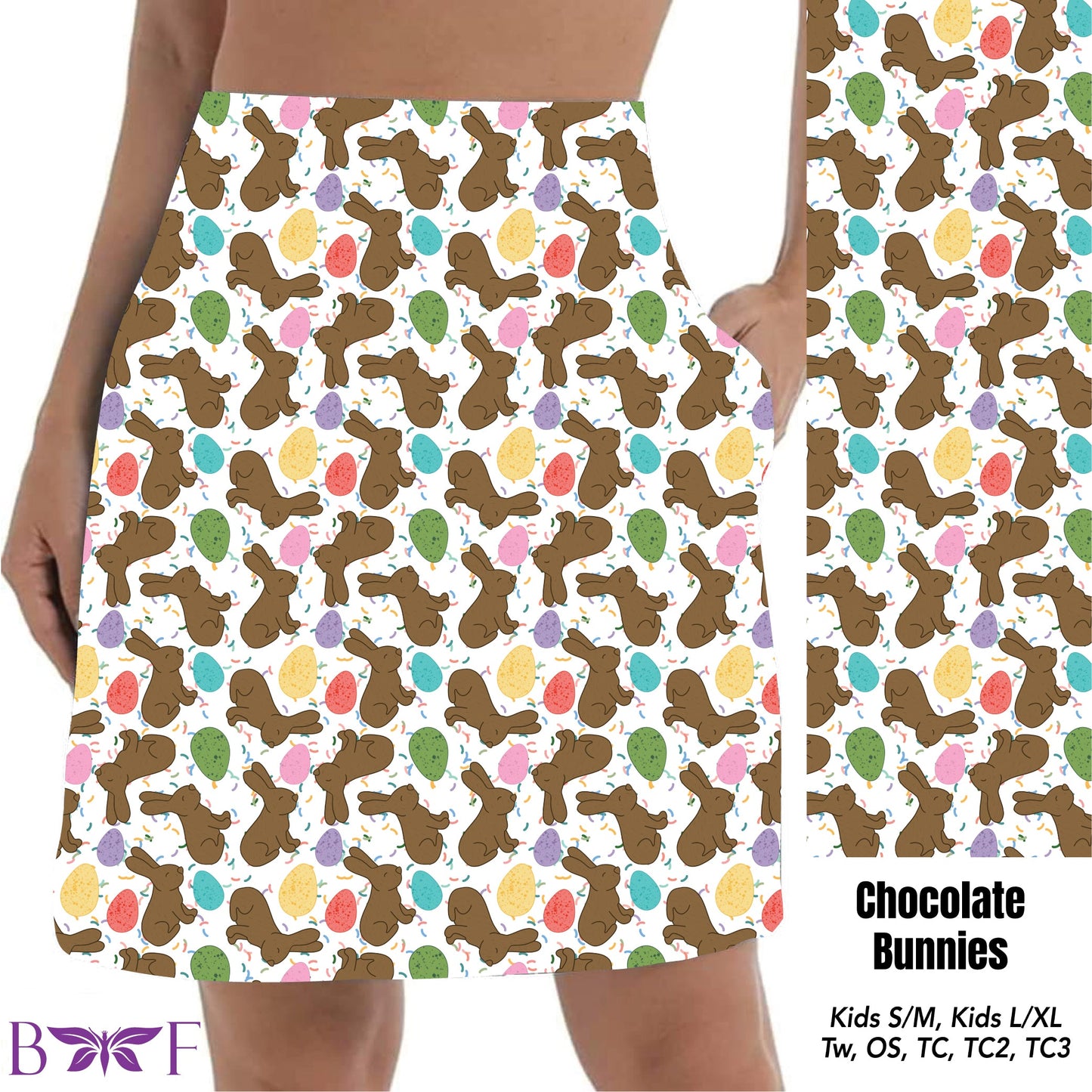 Chocolate Bunny Skort