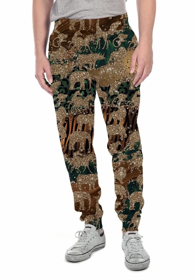 Glitter Safari Leggings, Lounge Pants and Joggers