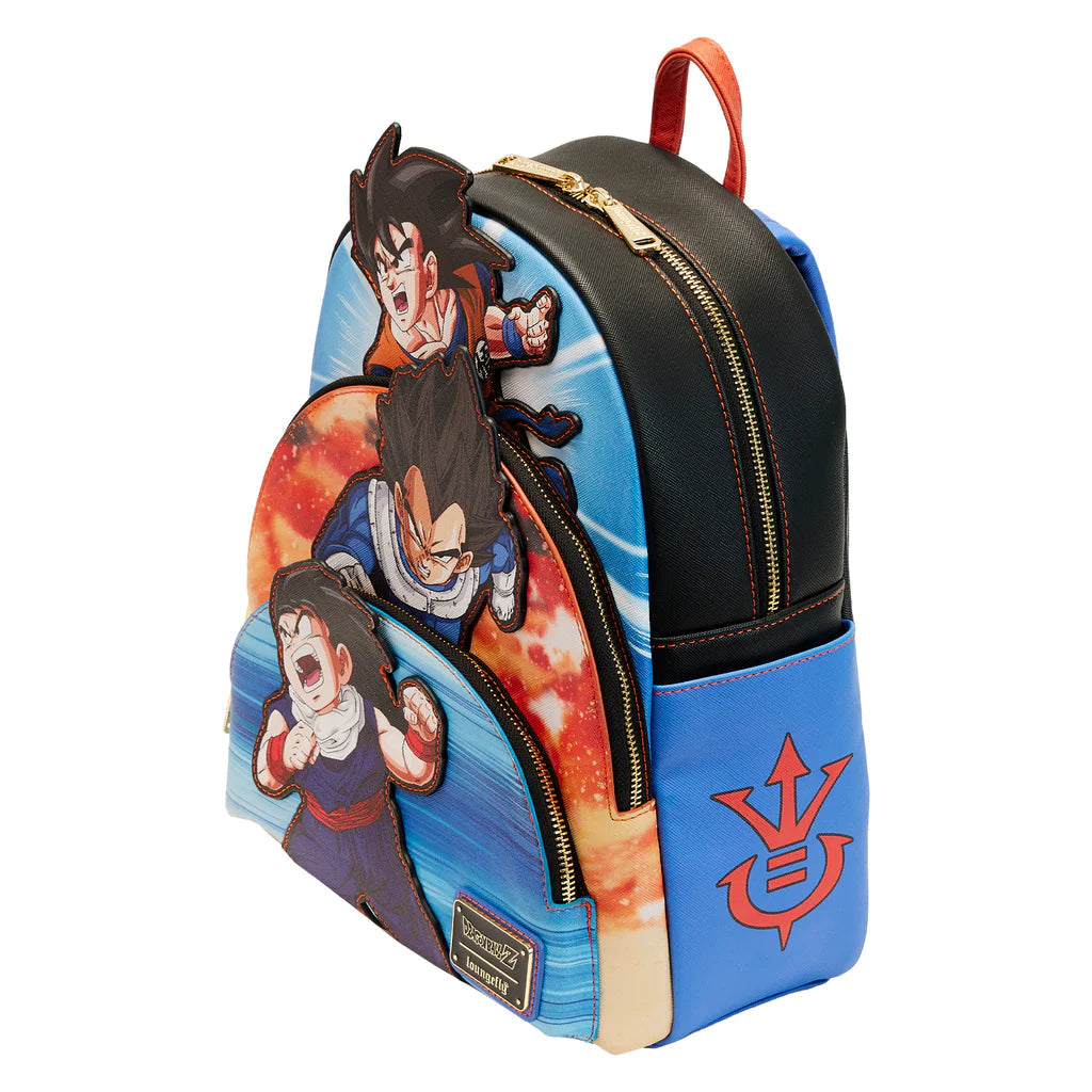 GENUINE LOUNGEFLY LOUNGEFLY Dragon Ball Z Triple Pocket Backpack