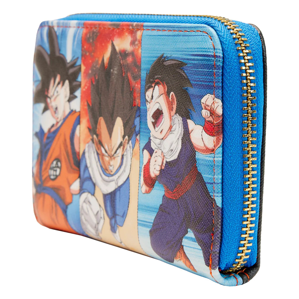 Loungefly Dragon Ball Z Trio Zip Around Wallet