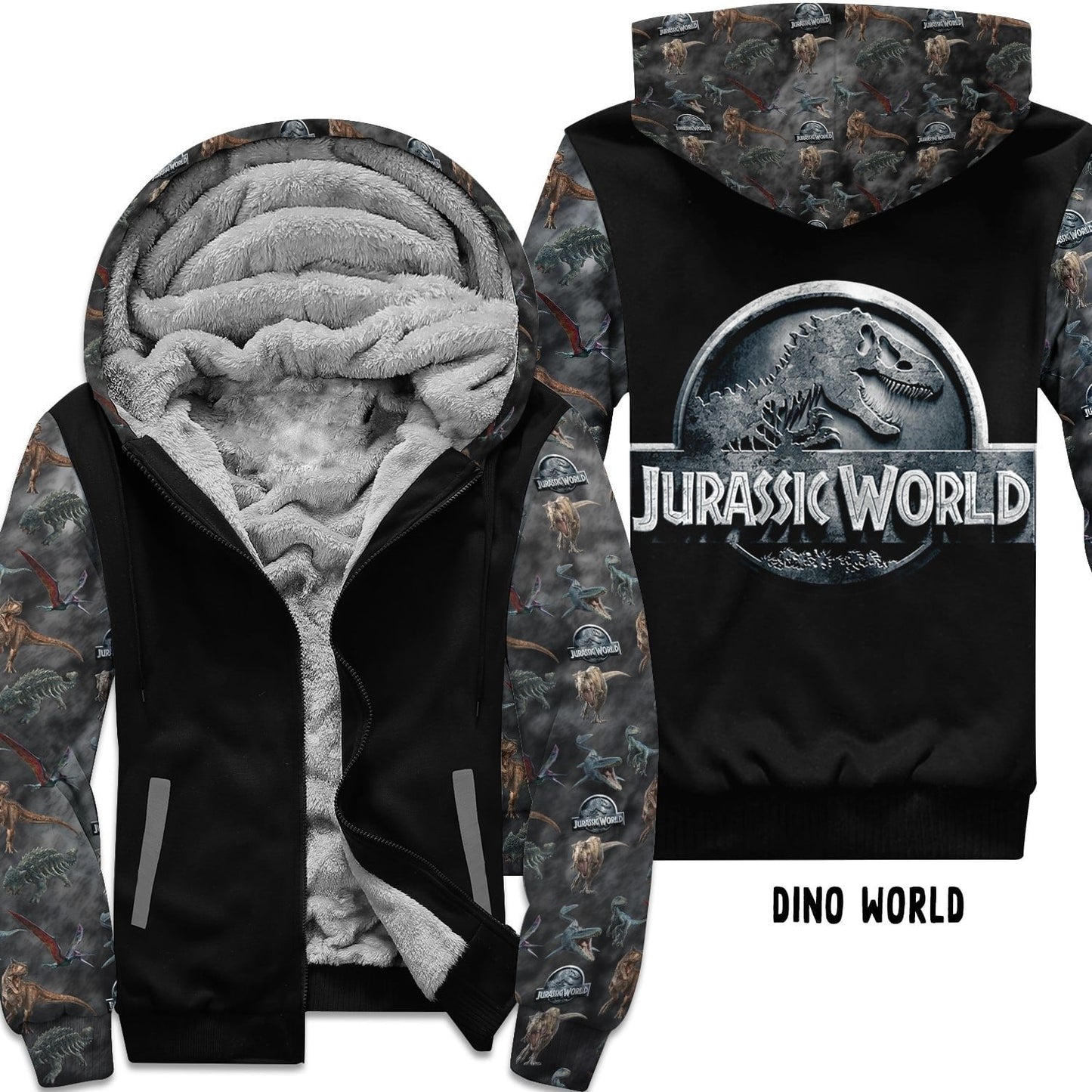 FLEECE JACKET RUN 22- DINO WORLD-PREORDER CLOSING 8/12