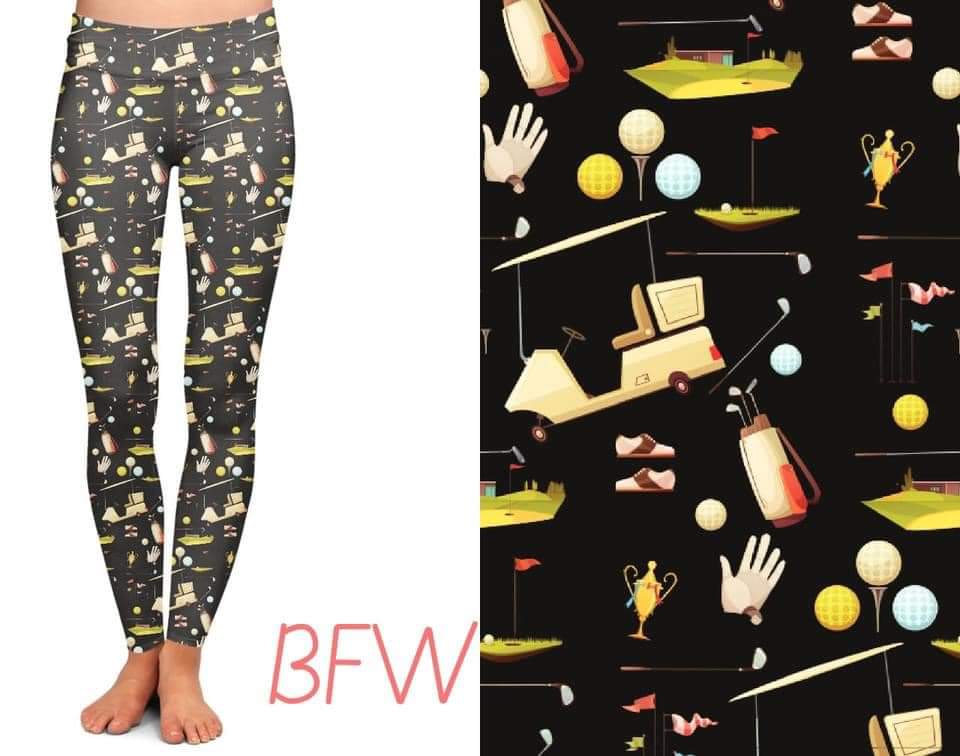 Fore! Leggings and Capris with pockets