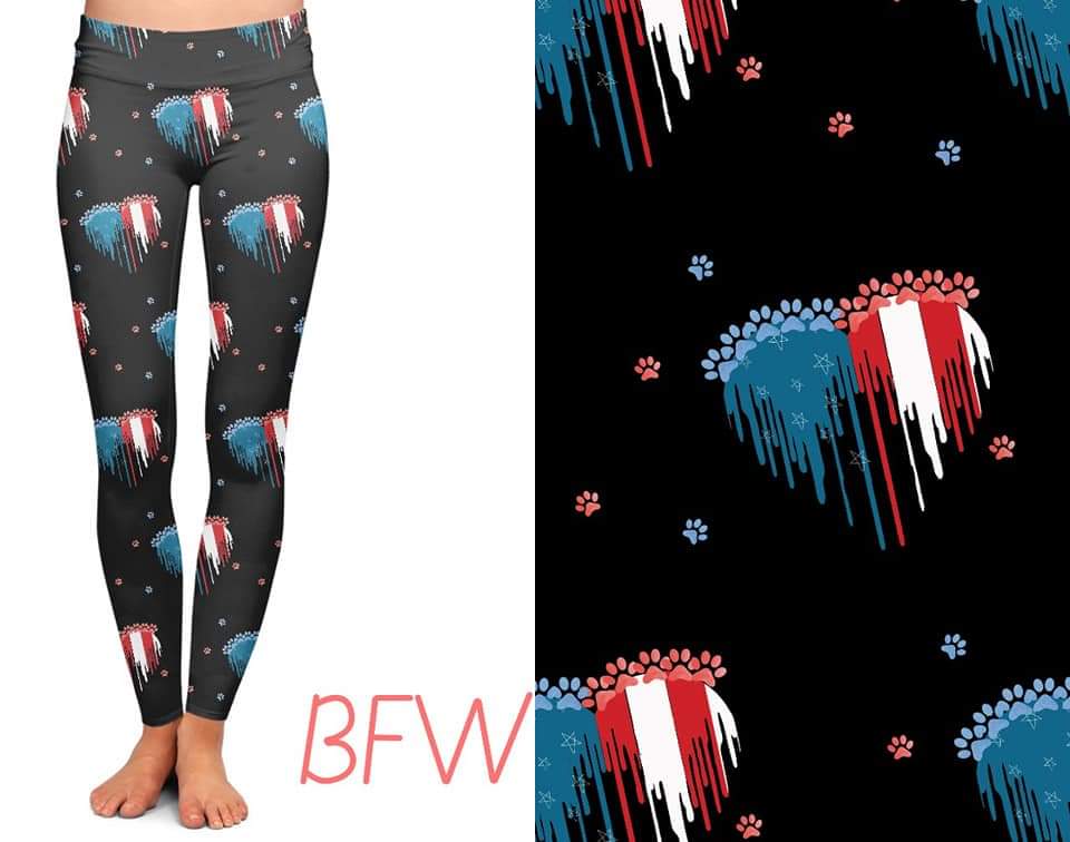 American Paws with pockets leggings/capris/shorts