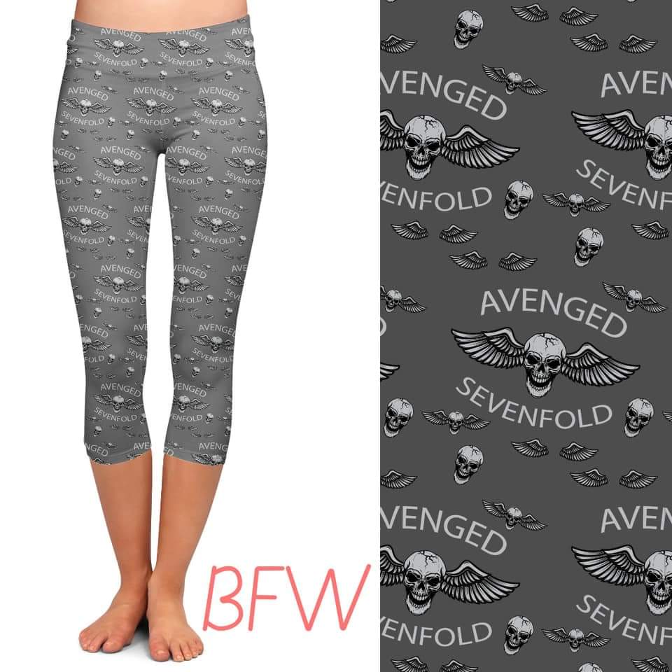 Avenged with pockets leggings and capris