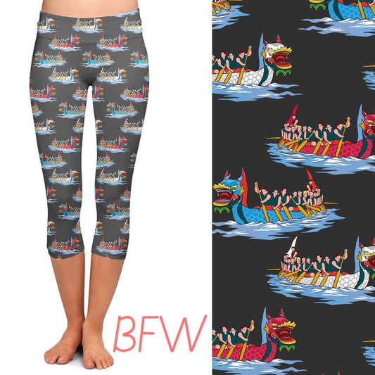 Dragon Boat capris with pockets capris