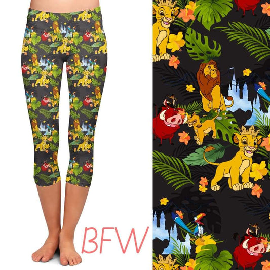 Lion King Leggings, capris and shorts with pockets