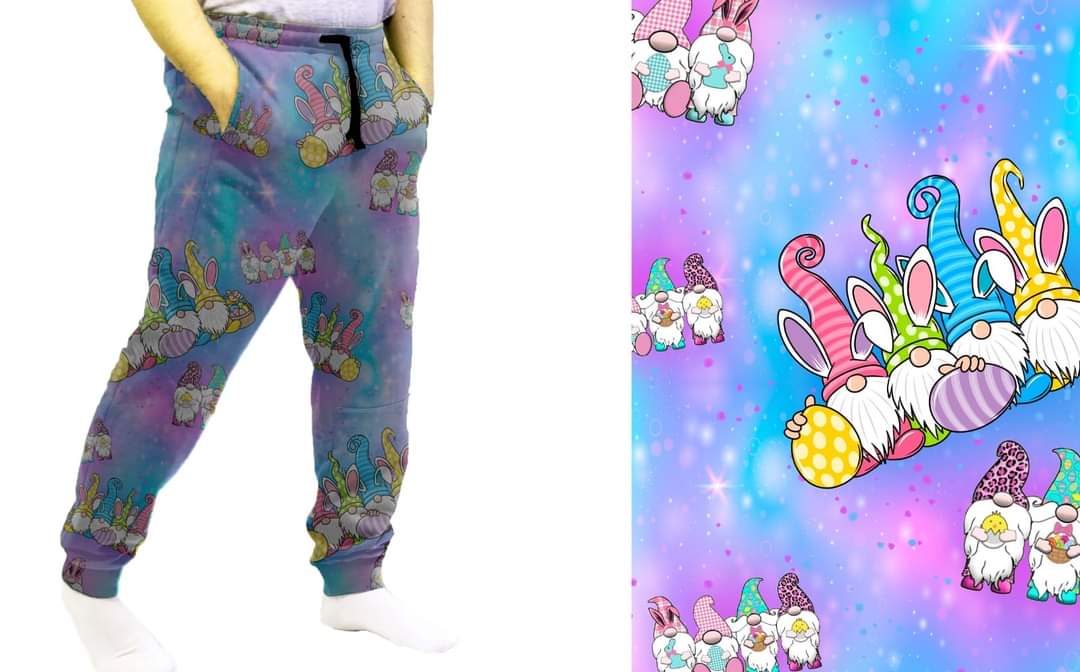 Excellant Gnome leggings capris joggers and loungers kids and adults