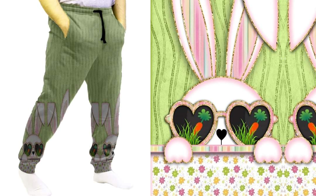 Peepin Bunnie leggings capris joggers and loungers kids and adults preorder #1210