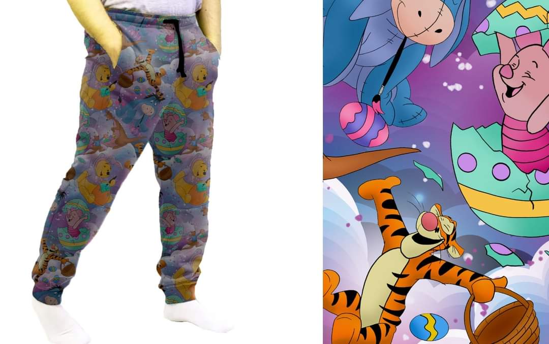 Easter Friends leggings capris joggers and loungers kids and adults preorder #1210