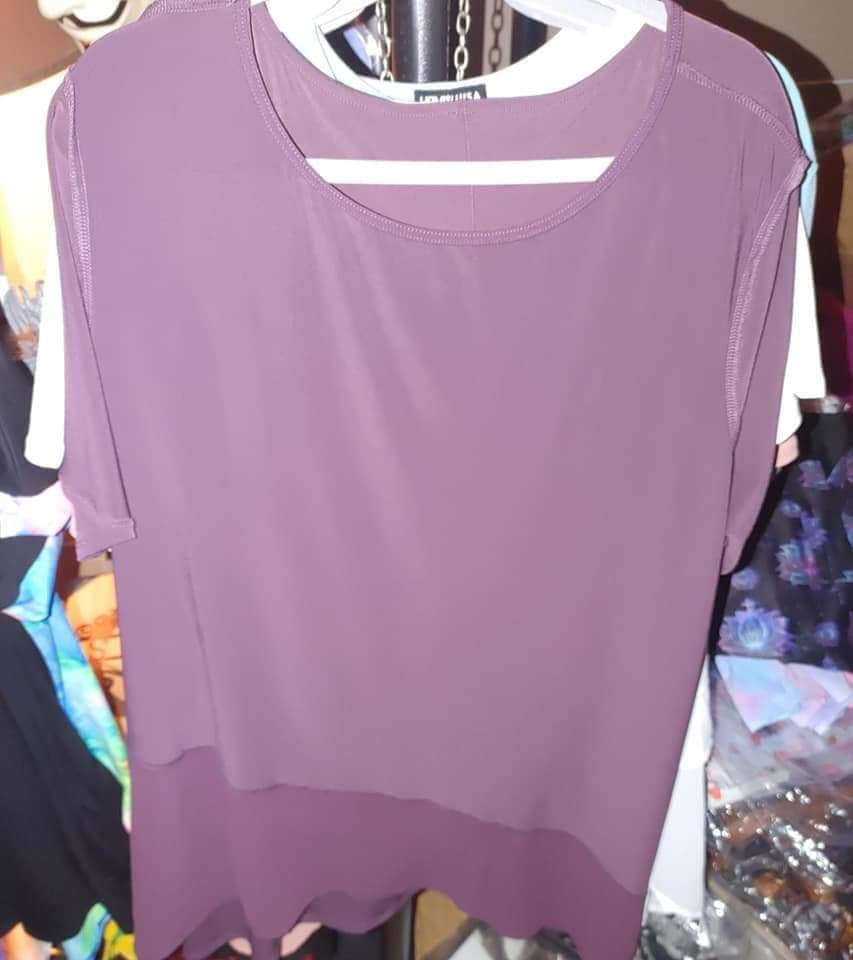 Zenana final markdown dark purple blouse