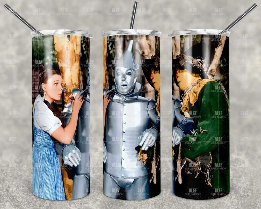 Oz tin man scarecrow Tumbler