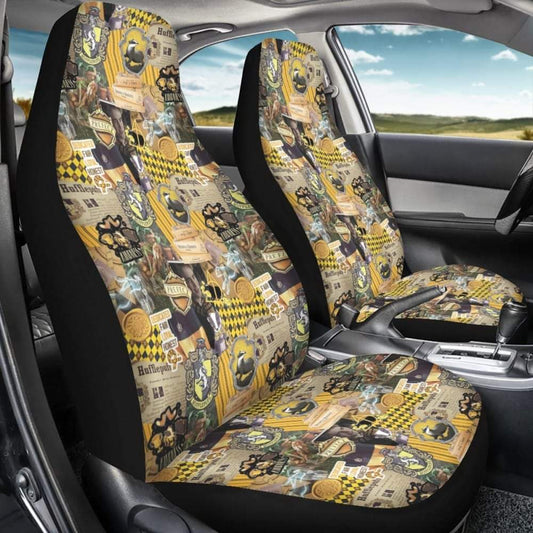 Yellow House Car Seat Covers, Car Matts, or Sunshade