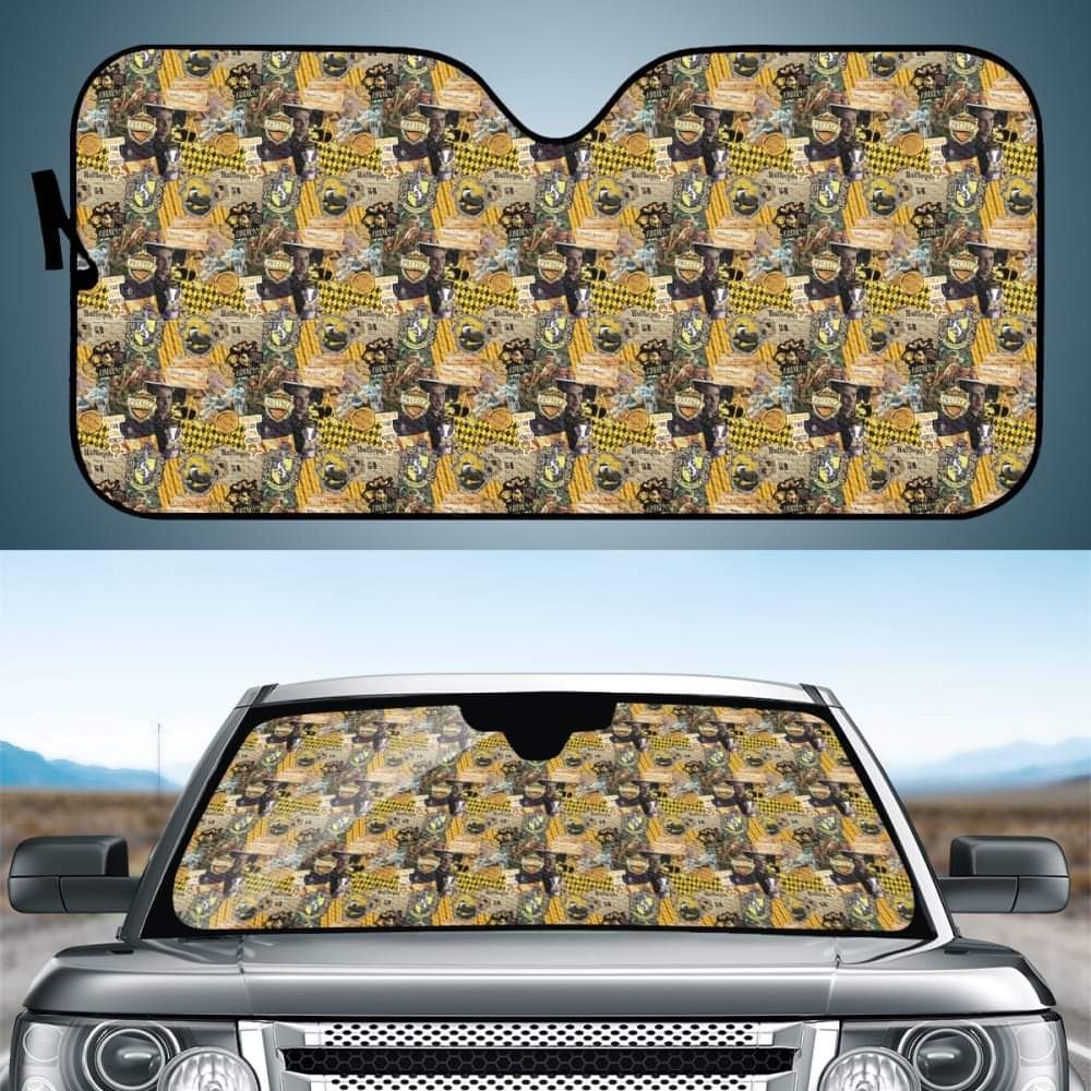 Yellow House Car Seat Covers, Car Matts, or Sunshade