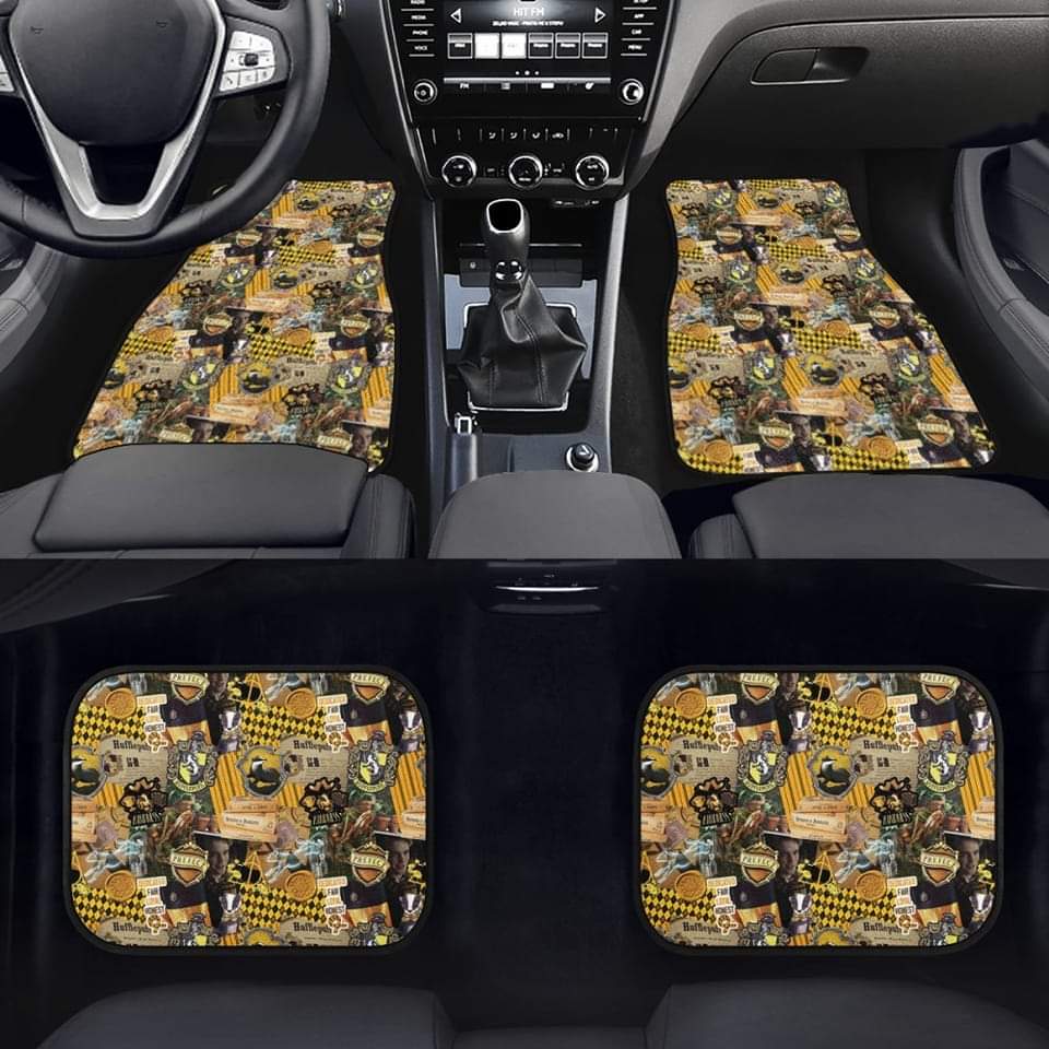 Yellow House Car Seat Covers, Car Matts, or Sunshade