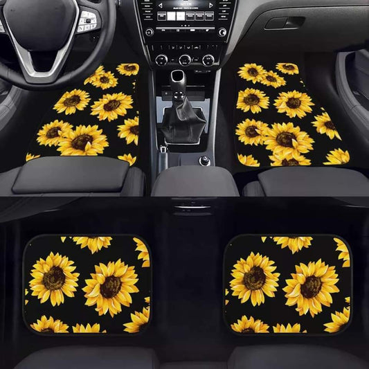 Sunflower Car Seat Covers, Car Matts, or Sunshade