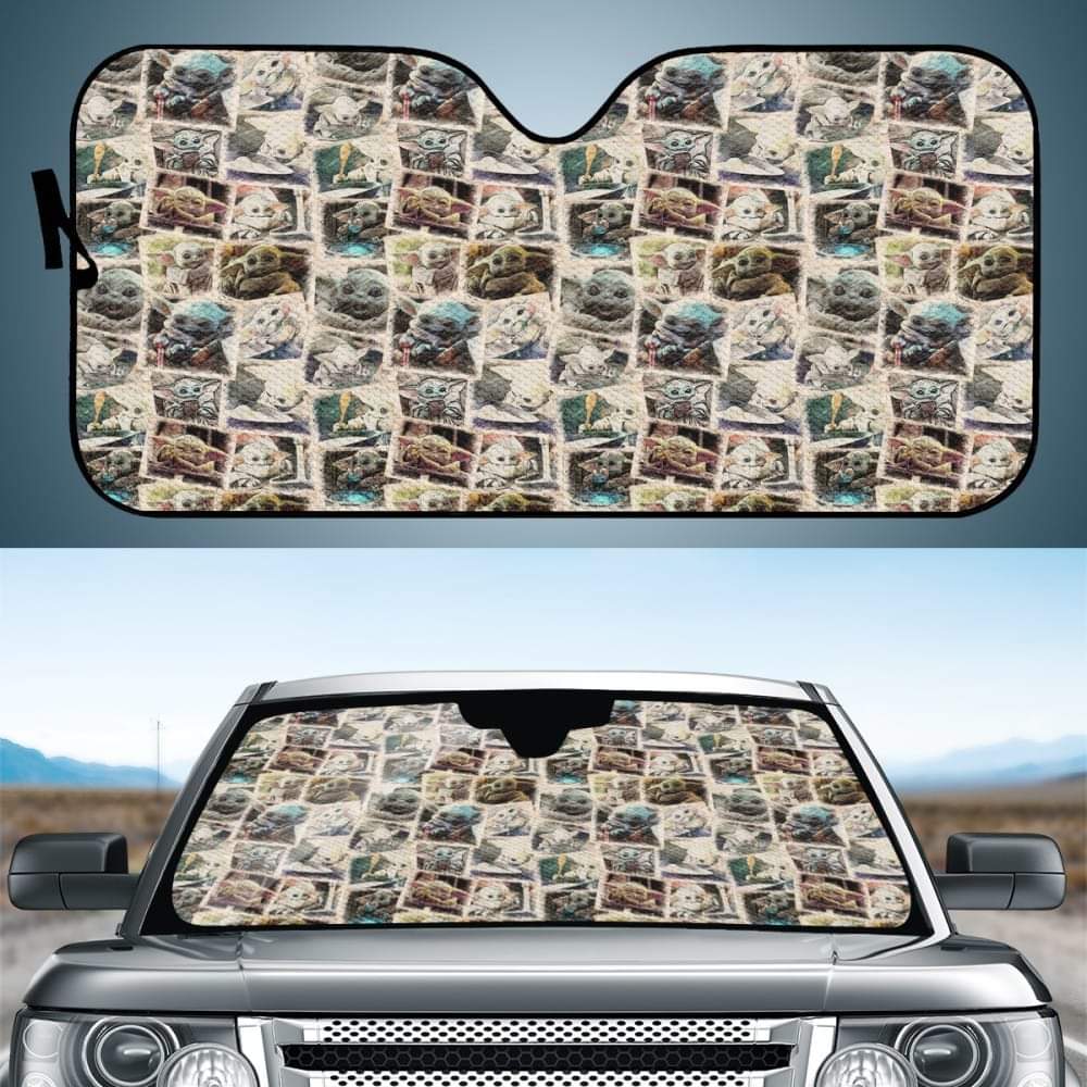 Grogu Car Seat Covers, Car Matts, or Sunshade