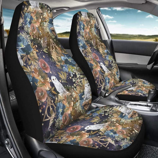 Preorder eta 8 wks from ordering Floral Hedwig Car Seat Covers, Car Matts, or Sunshade