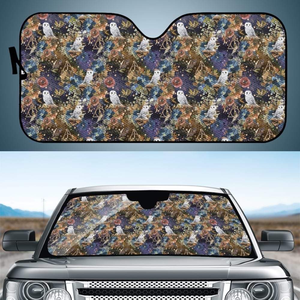 Preorder eta 8 wks from ordering Floral Hedwig Car Seat Covers, Car Matts, or Sunshade