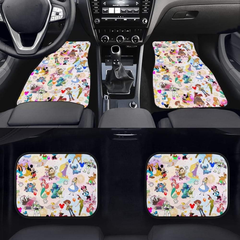 Preorder eta 8 wks from ordering Character Mashup Car Seat Covers, Car Matts, or Sunshade