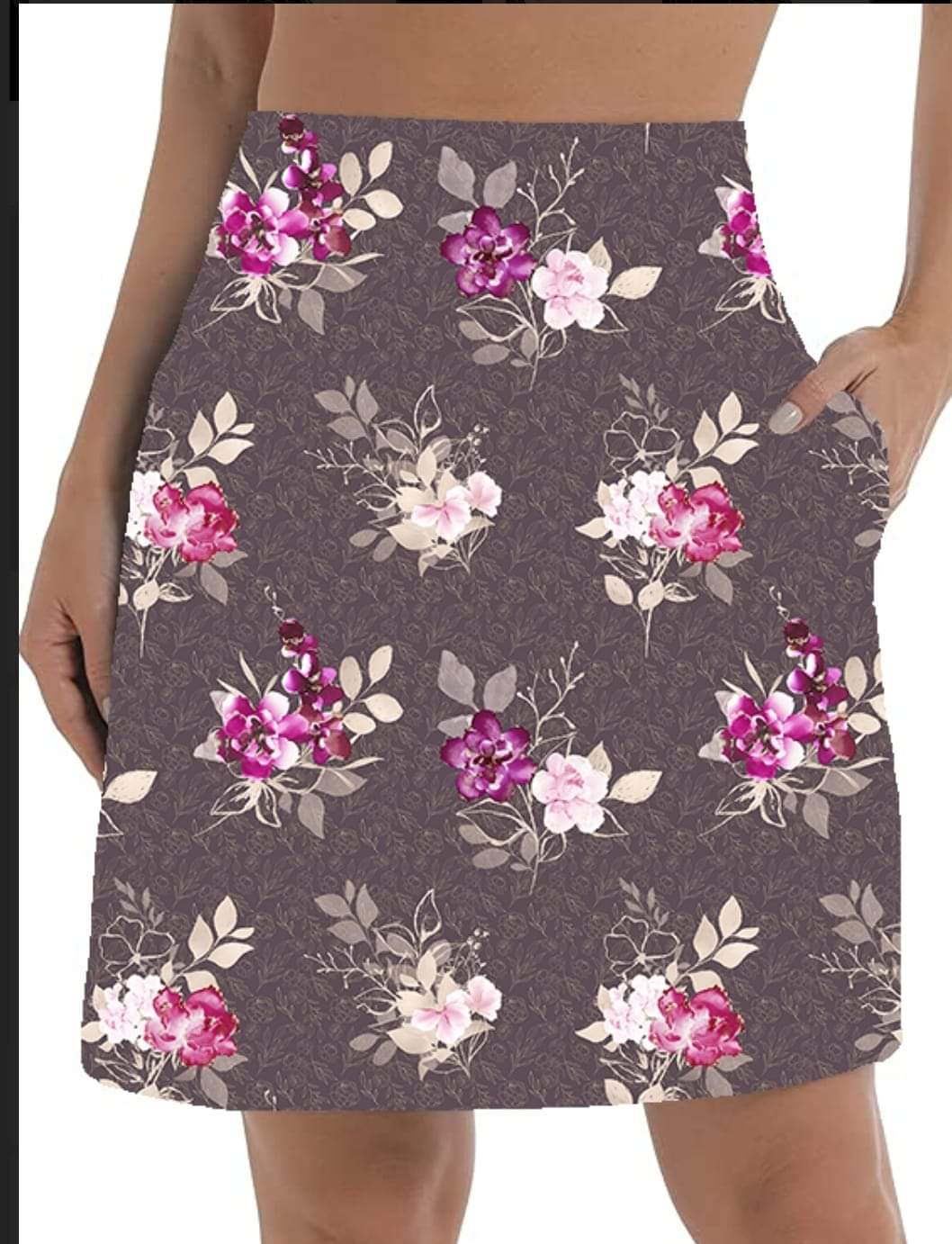 Fancy Floral skort preorder #0813