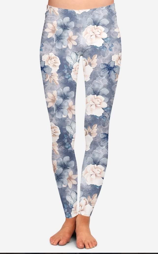 Floral Legacy leggings, Capris, Full and Capri length loungers and joggers Preorder #0813