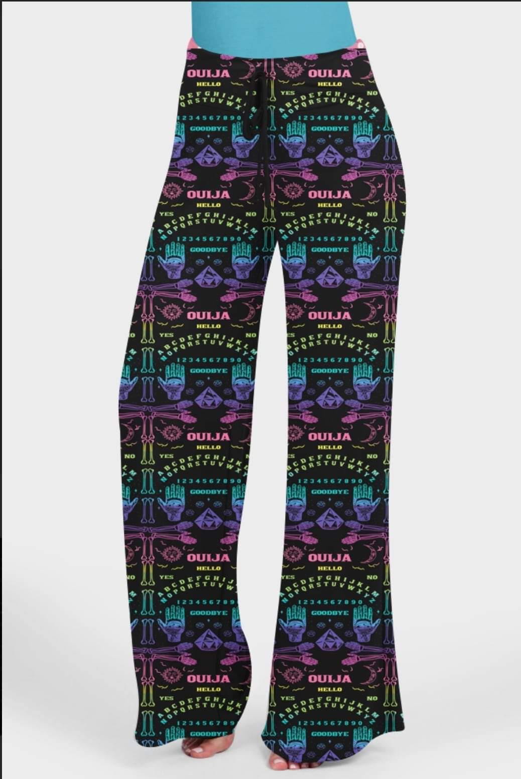 Ouija board leggings, Capris, Full and Capri length loungers and joggers