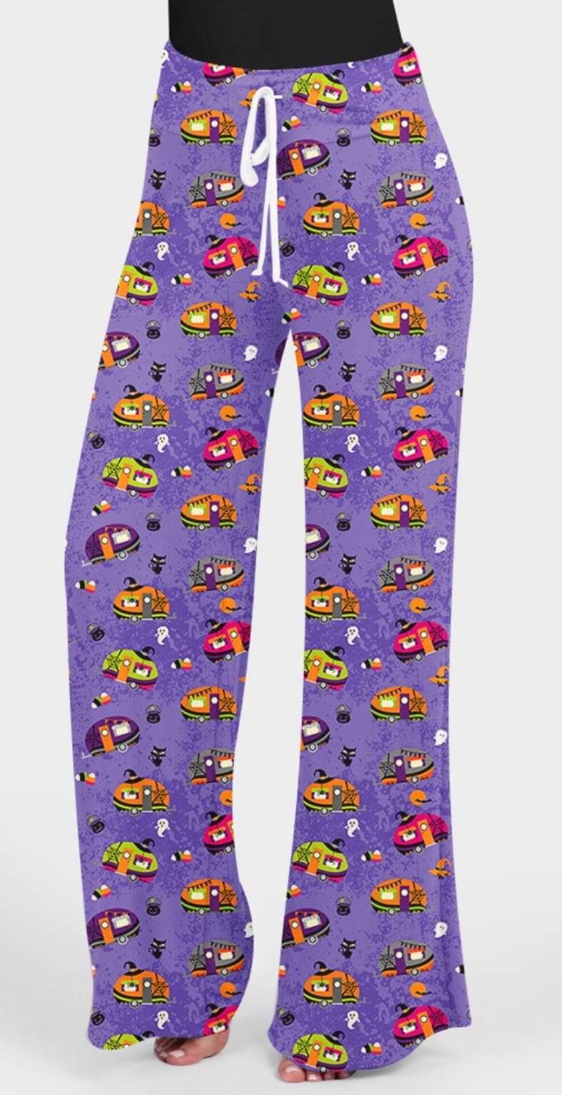 Halloween camping leggings and Capris