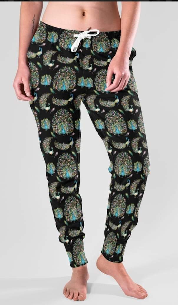 Peacock Fantasy Leggings, Capris, Lounge Pants and Joggers *Preorder #0820