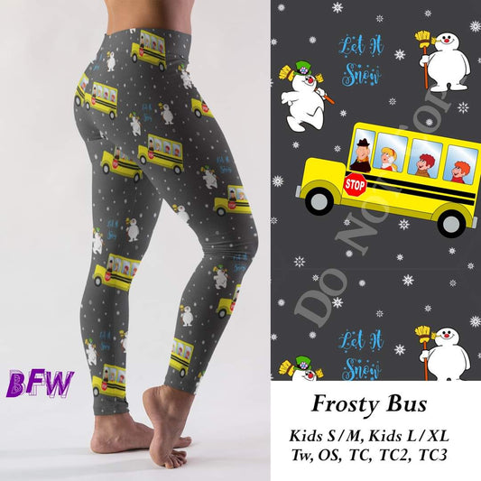 Frosty bus leggings, Capris, Full and Capri length loungers and joggers