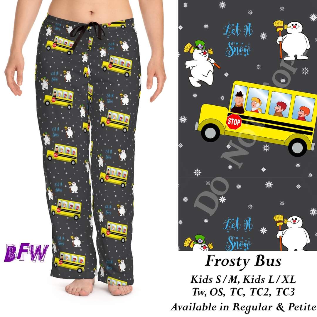 Frosty bus leggings, Capris, Full and Capri length loungers and joggers