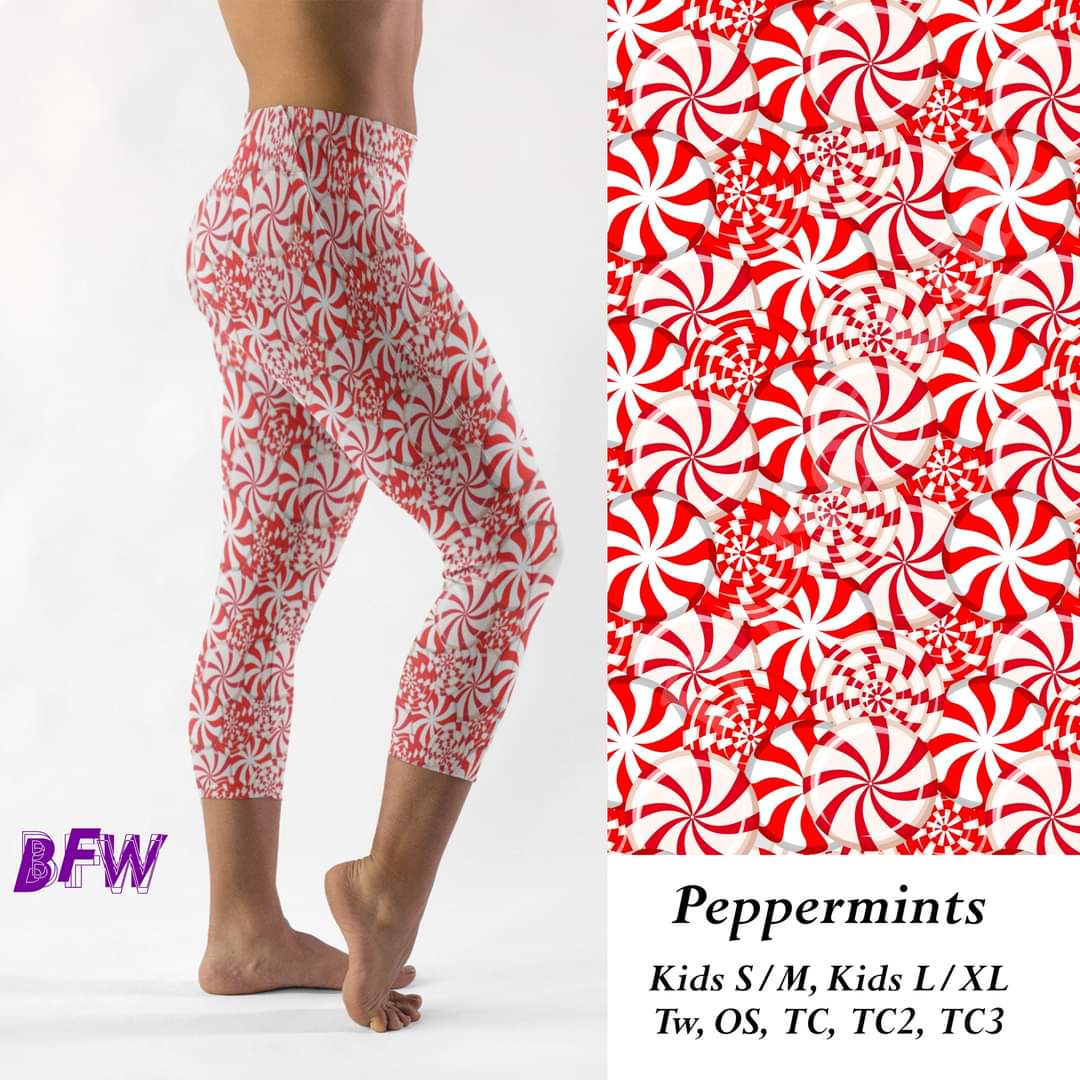 Peppermint Leggings, Capris, Full and Capri length loungers and joggers