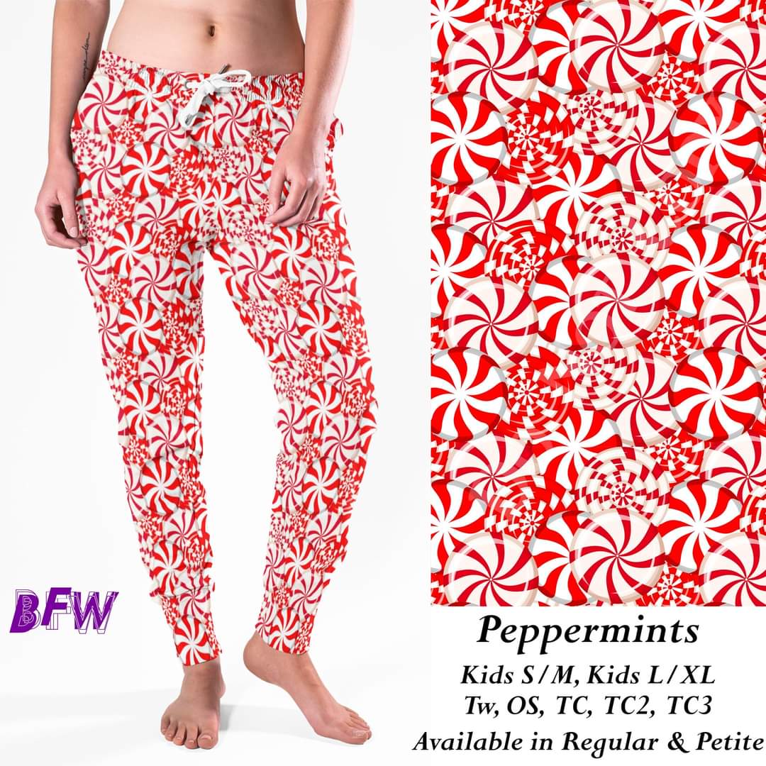 Peppermint Leggings, Capris, Full and Capri length loungers and joggers