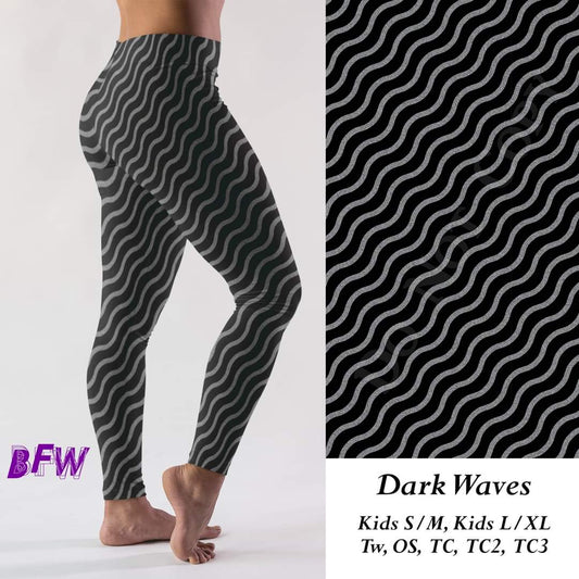 Dark Waves leggings, Capris, and Loungers