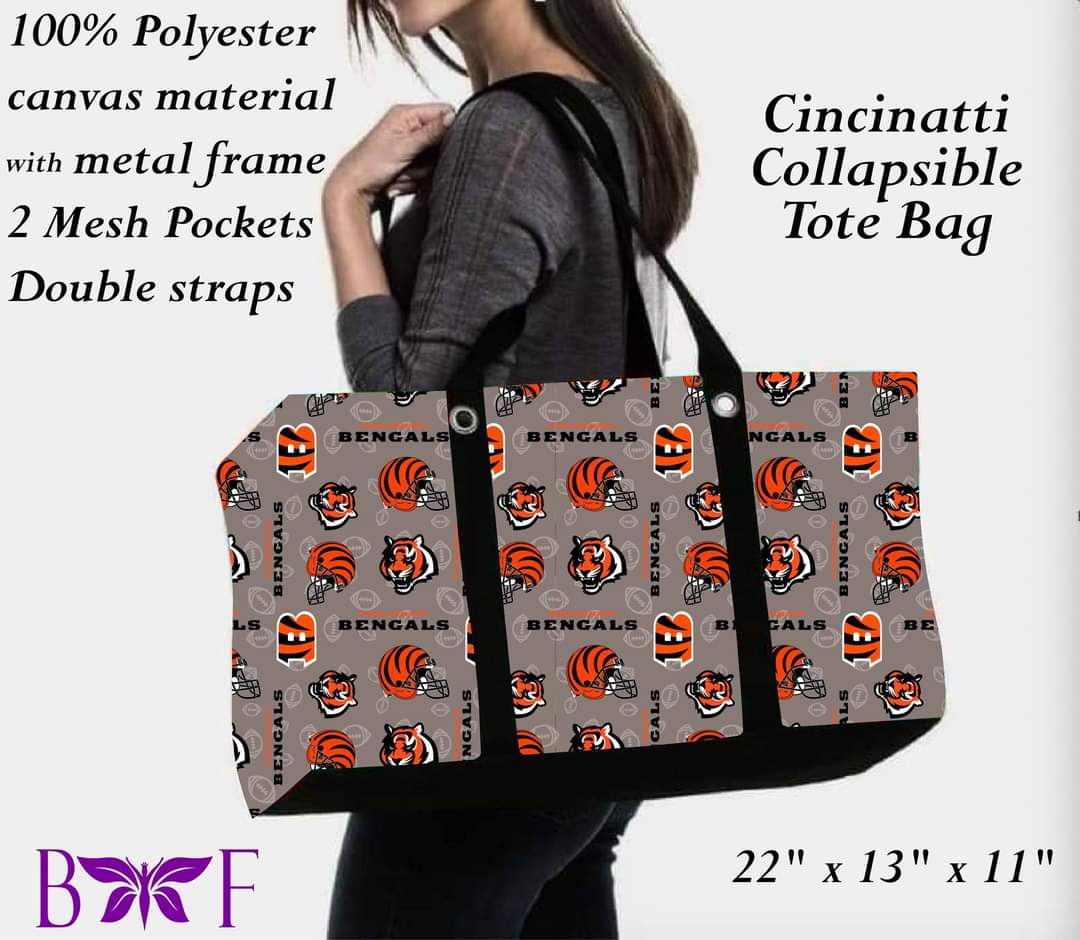Cincinatti large tote and 2 inside mesh pockets preorder #1028