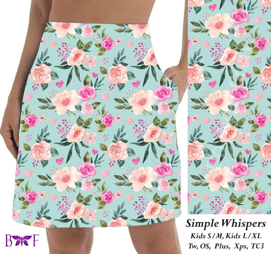 Simple Whisper skort